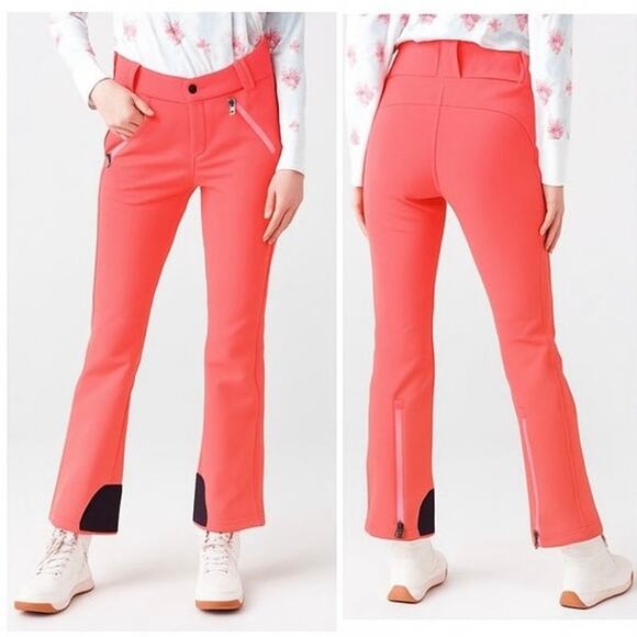 Bogner Haze Coral Pink Snow Pants Designer 14 / XL - Picture 1 of 6